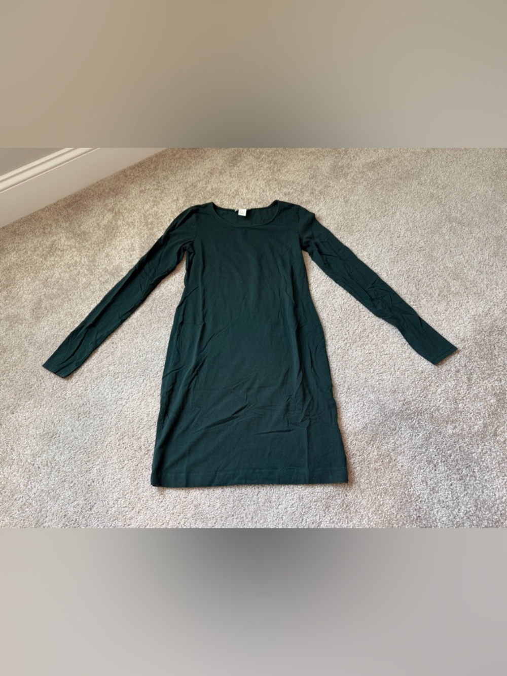 H&M | Basic Long Sleeve Bodycon Mini Dress | Size Small